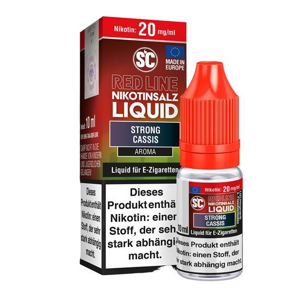 SC-RED LINE Strong Cassis - Nikotinsalz Liquid 10 mg/ml